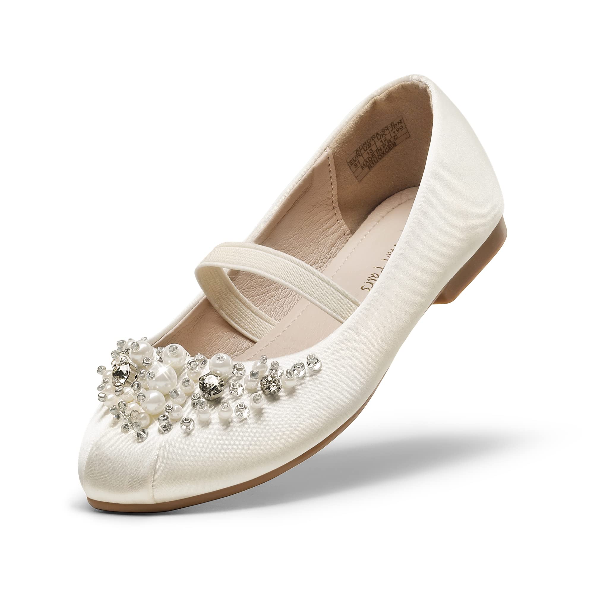 DREAM PAIRS Girl'S Toddler/Little Kid/Big Kid Aurora-03 Mary Jane Ballerina Flat Shoes