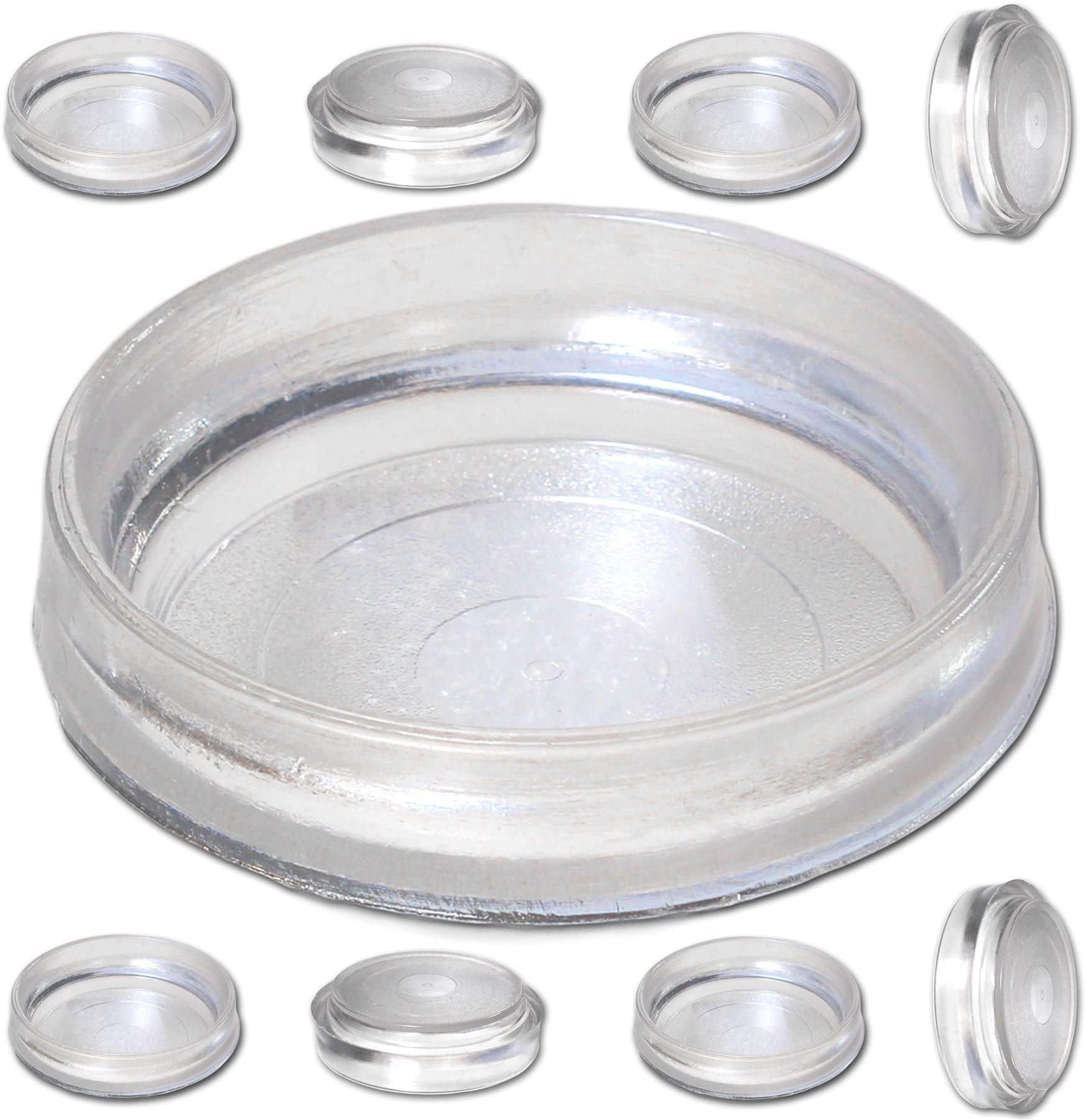 8 X CASTOR CUPS LARGE BROWN FLOOR PROTECTOR GLIDES by Selhard Amazon