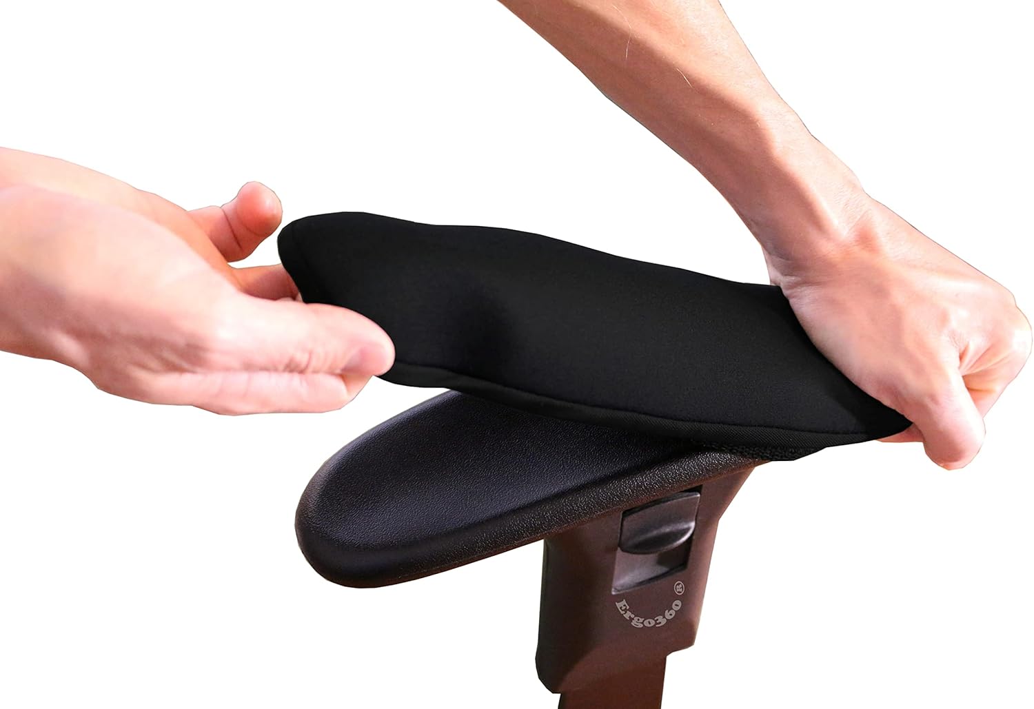 Soft Chair Arm Pad Covers Stretch Over Armrests 10.5 to 13 Long. Restore, Protect, and Cushion Chair Armrests. Complete Set of 2. Simple Installation.
