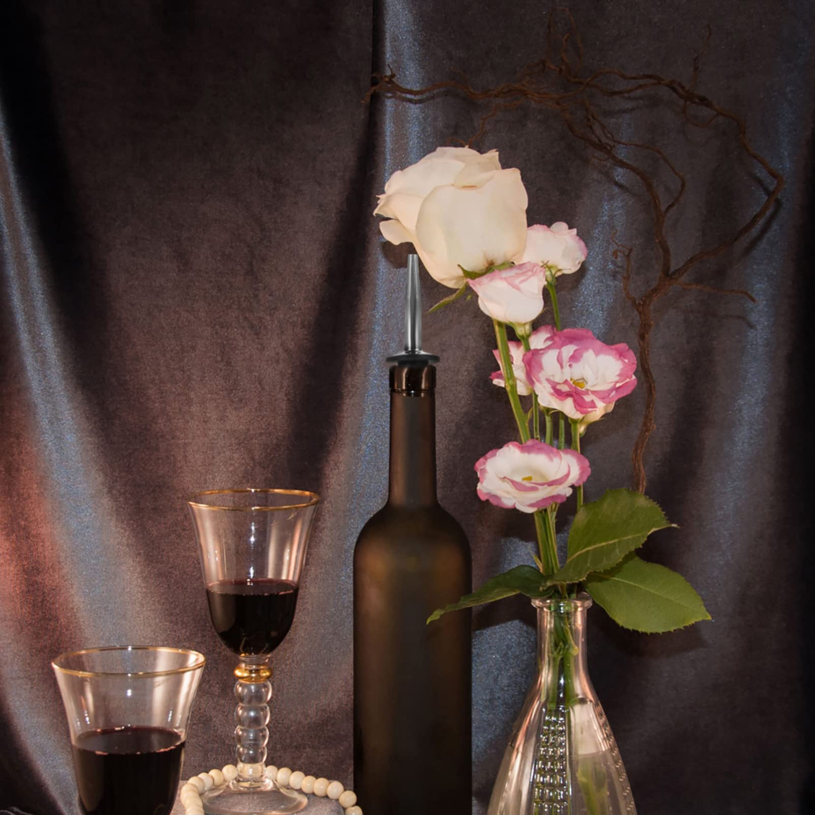 KICHOUSE 1 Set Oil Pourer Wine Pourer Pourers Bottle Pourer Stoppers Syrup Spout Wine Bottle Stopper Syrup Dispenser Wine Bottle Dispenser Oil and Vinegar Dispenser Oil Bottle Rubber