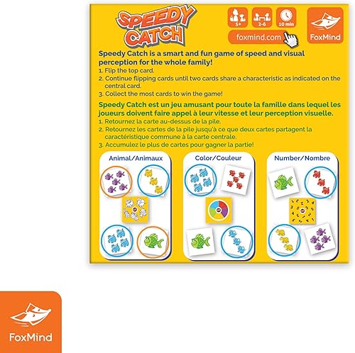 Miniatura 4 de FoxMind, Speedy Catch un divertido juego de velocidad y percepción visual. De 2 a 6 jugadores, a partir de 5 años
