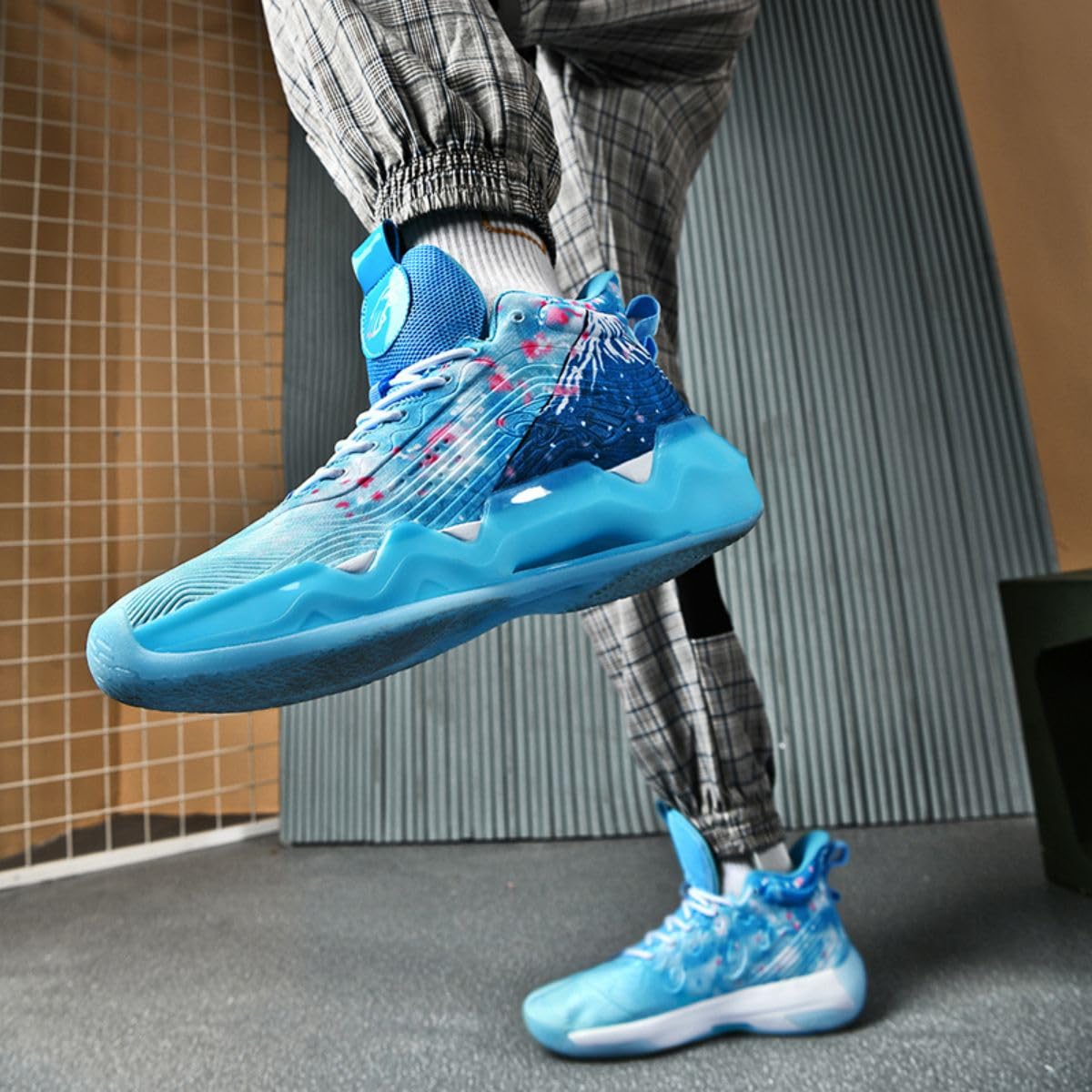 Scarpe da Basket Giovani Scarpe da Basket Ragazze Basketball Coach Comodo Alto Top Traspirante Scarpe Sportive per Gli Uomini E Le Donne Anti-Slip