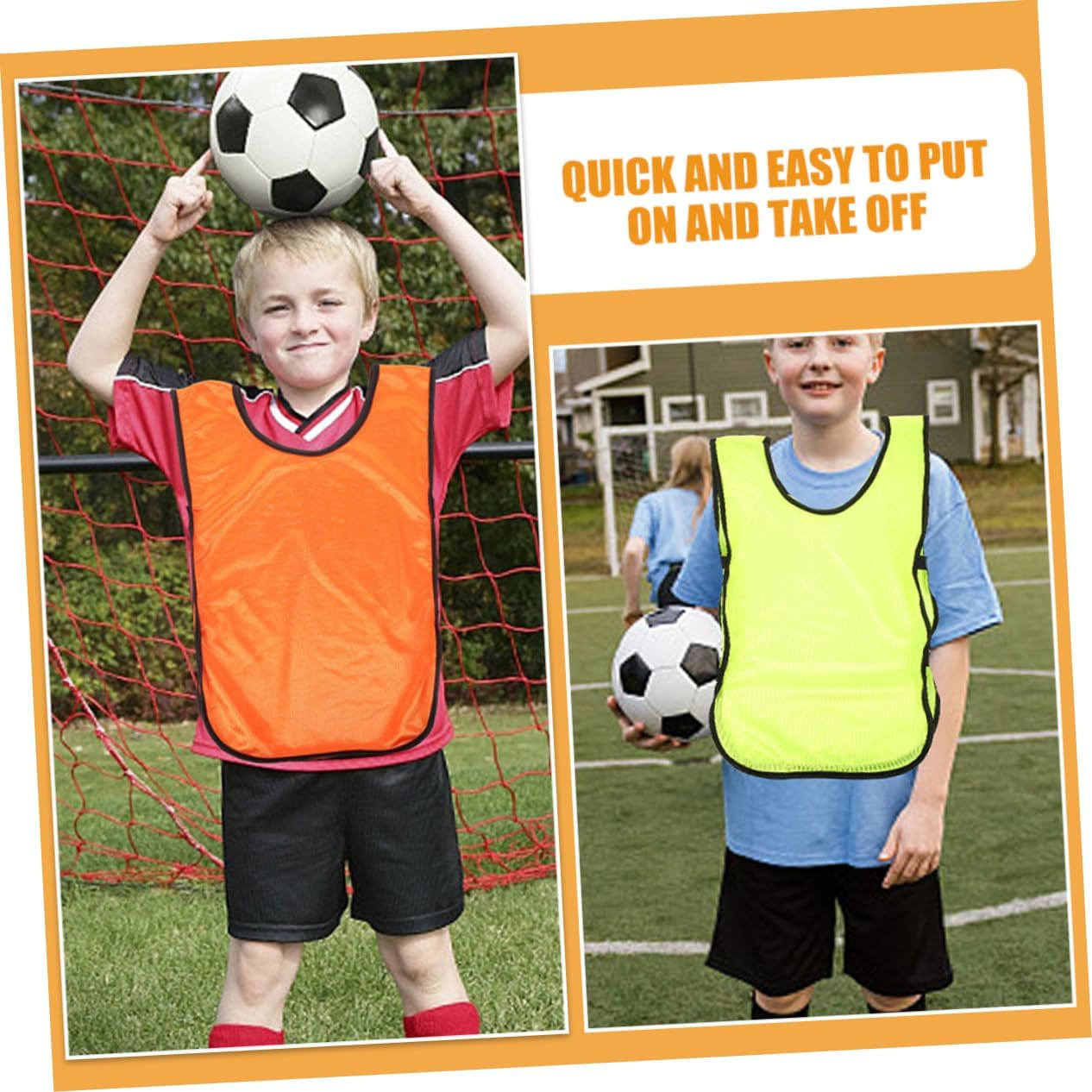 10pcs Soccer Vests for Boys and Girls Adults Breathable Basketball Training Pinnies Lightweight Football Costumes Comfortable Mesh for Unrestricted Movement for Team Sports