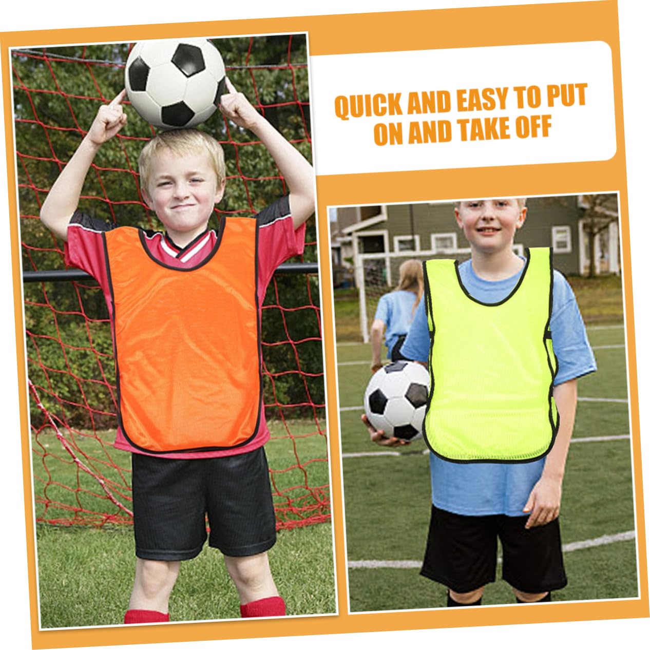 BRIGHTFUFU 10pcs Soccer Training Vest Breathable Sports Vest for Men Soccer Pinnies