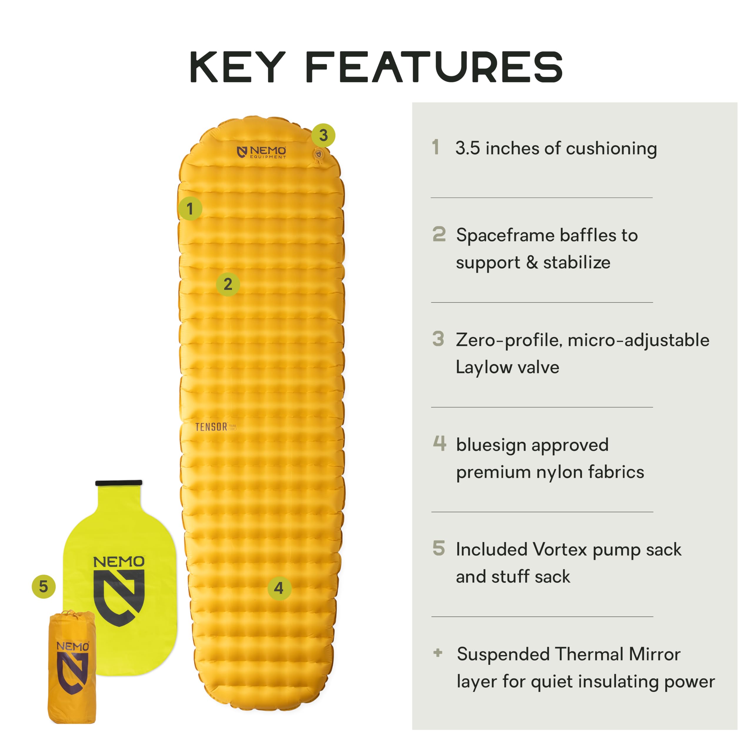 Amazon.com : NEMO Equipment Tensor Trail Ultralight Insulated 