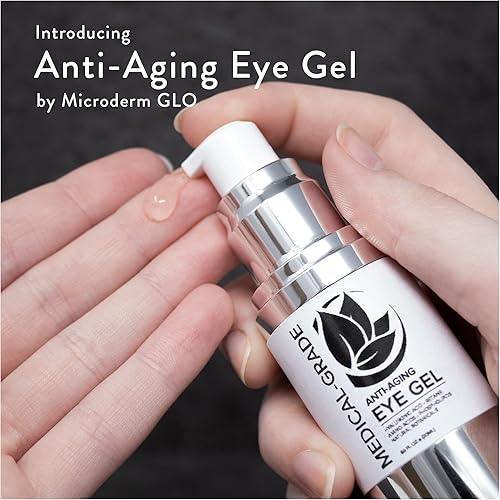Miniatura 2 de Microderm GLO - Gel antienvejecimiento activo para ojos, reduce las ojeras, los ojos hinchados, las patas de gallo y las líneas finas y arrugas,