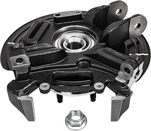 Miniatura 2 de Detroit Axle - Nudillo de dirección trasero izquierdo para Ford Explorer Mercury Mountaineer 2002-2005 2003 2004 Nudillo de dirección del lado del