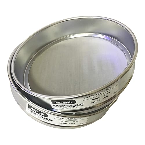 Miniatura 3 de KimLab Economy Test Sieve 304 paño de alambre de acero inoxidable 8 pulgadas de diámetro 325400450500635 tamaño de malla