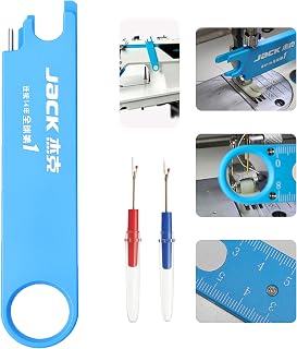 Quick Needle Threader for Hand Sewing,3 in 1 Jack Sewing Tool | Jack quick needle threader magnetic seam guide for sewing tools and supplies sewing machine accessories for designer crafters