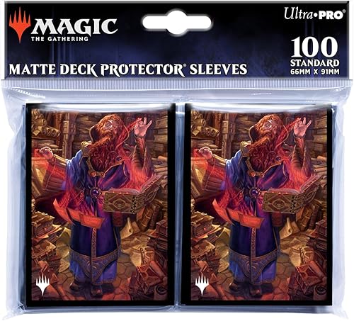 Miniatura 4 de Ultra PRO - Fundas para tarjetas MTG Commander Masters de tamaño estándar de 100 unidades - Gisela, Blade of Goldnight Artwork, acabado mate con