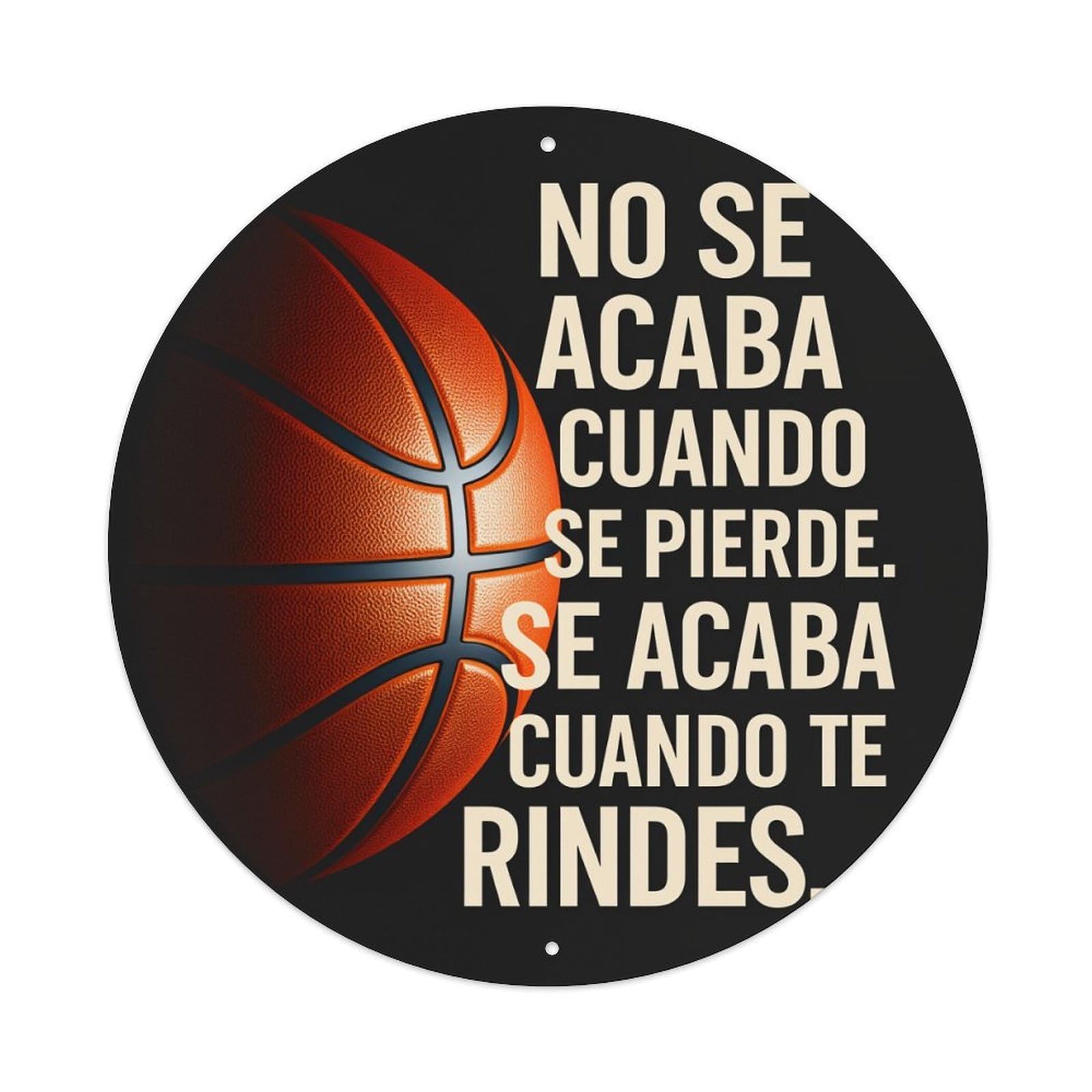 Basketball Motivational Quote Design Metal Tin Sign Vintage Garden Bedroom Cafe Bar Man Cave Home Wall Decor Metal Poster 8x8 inches