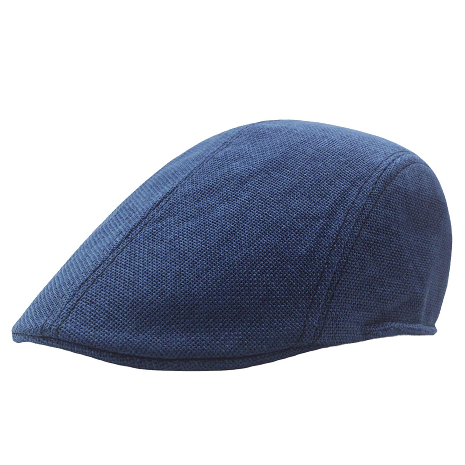 Genérico Boinas Gorra Plana para Hombre Mujer, Gorras de Verano de Lino Respirable Casquillo Irlandesa Cabbie Gatsby Cap Newsboy Hat Sombreros Visera Flat Cap