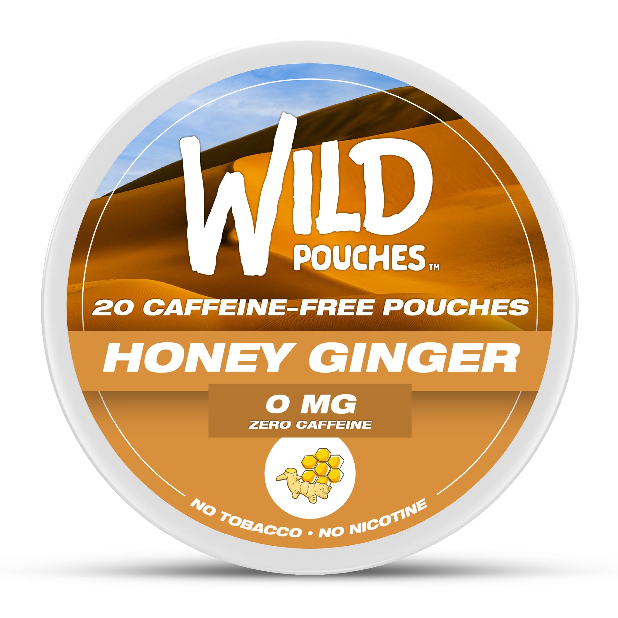 Amazon.com: Wild 0mg Nicotine Free Pouches No Caffeine Honey Ginger
