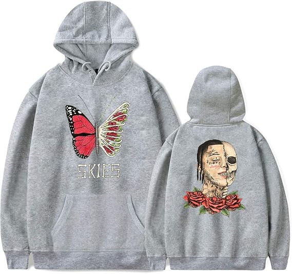 lil skies hoodie butterfly