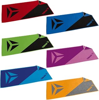 Tibhar Tischtennis Handtuch Smash Pro | 50 x 100cm | 100% Baumwolle (schwarz-blau)