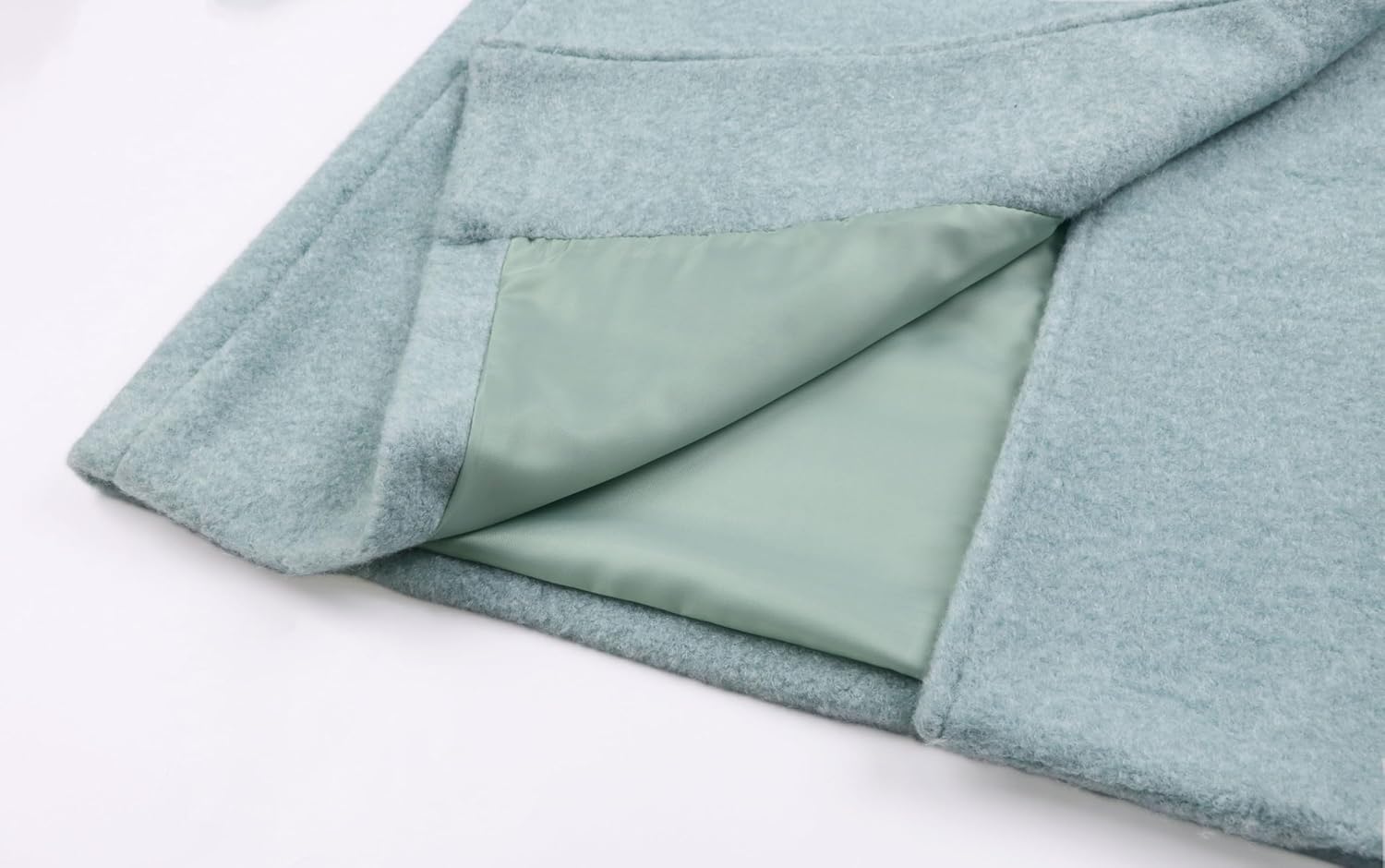 CHARTOU Women Oversized Long Winter Coats Warm Wool Blend Pea Trench Coat Overcoat - Image 5