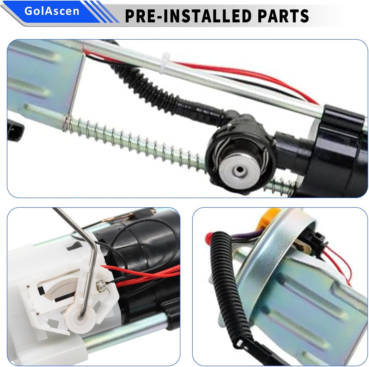 2204306 Fuel Pump Assembly Compatible with Polaris Ranger 500 EFI 2009-2013,Ranger700 XP EFI/CREW 2008 2009,Ranger 800EFI/CREW 2010 Replace#2520817 47-1009 2520864 2521121 1240382 1240239 2520673