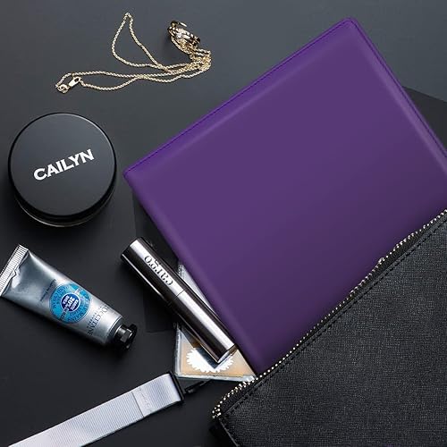 Miniatura 6 de WAVEYU Carpeta para currículum, portapapeles de padfolio, portapapeles de cuero con cubierta para bloc de notas de tamaño carta A4 para conferencias