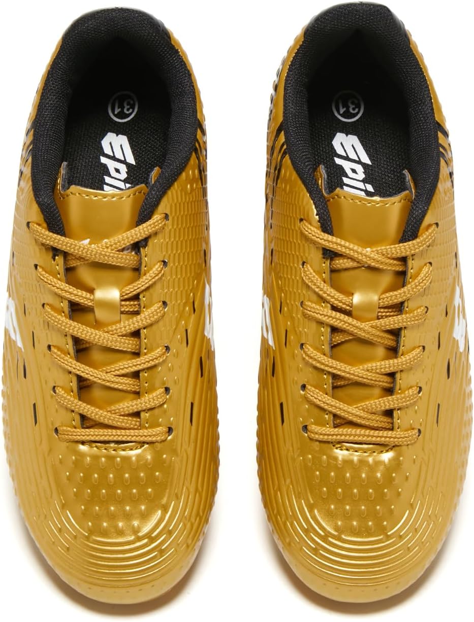 Boys and Girls Soccer Cleats Youth Firm Ground Athletic Outdoor Training Football Shoes for Little and Big Kids