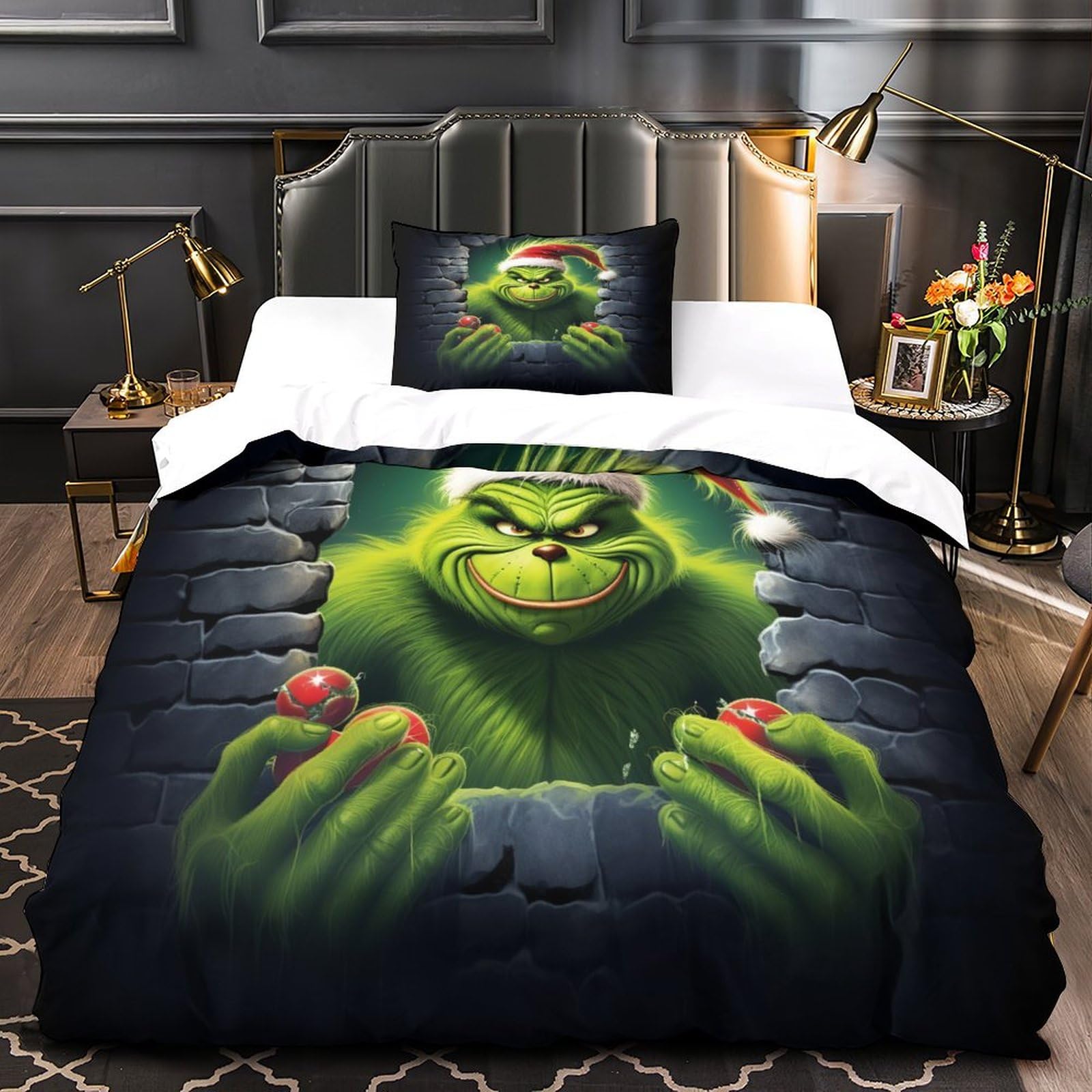 Copripiumino Singolo Bambino Morbuy - Stampa Dinosauri 3D, 150x200cm, Microfibra - Con 2 Federe 50x75cm - Foto 9