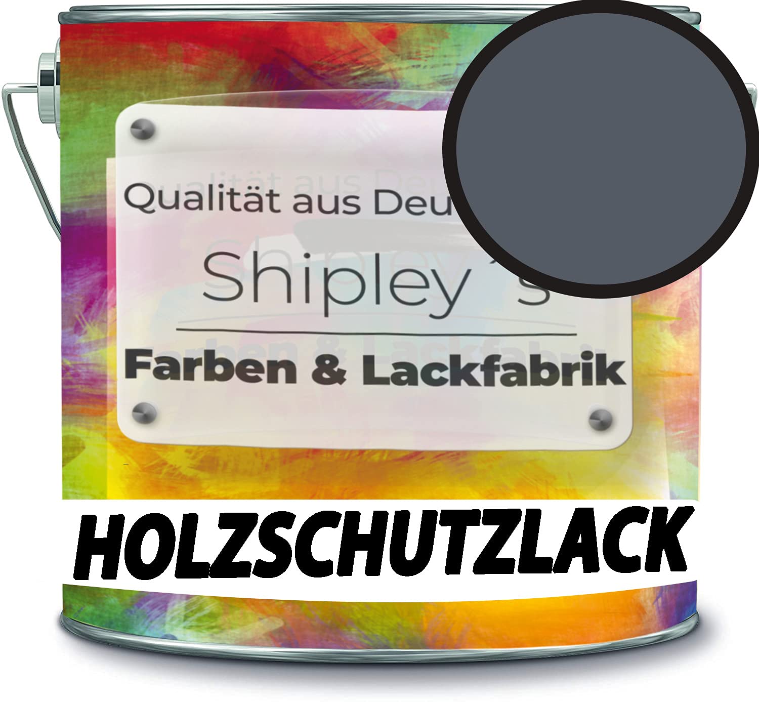 Vernis de protection pour bois gris fer RAL 7011 résistant aux intempéries extrêmes