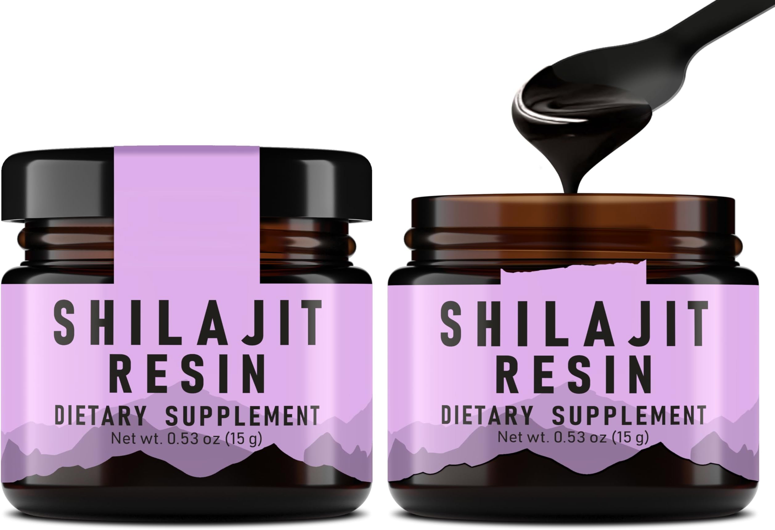 Himalayan Shilajit Resin 70 Servings - Natural Shilajit Resin with Fulvic Acid & Trace Minerals Supplement - Himalayan Shilajit for Men, Pure Shilajit for Women - Shilajit Supplement