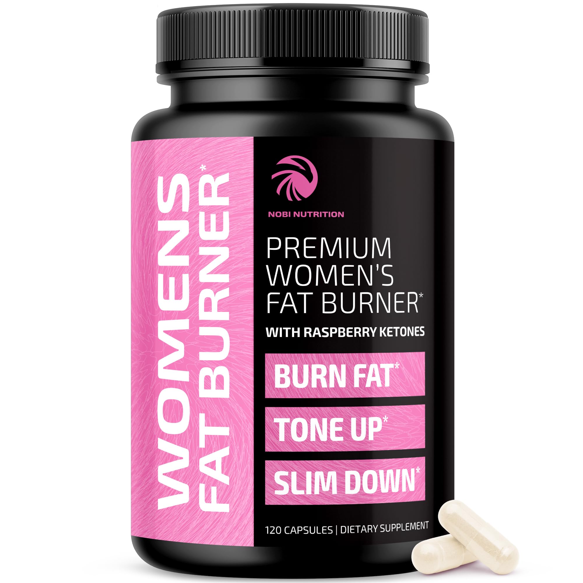 Weight Loss Pills for Women | Fat Burners for Women | Metabolism Booster for Weight Loss Supplement with Raspberry Ketones | Appetite Suppressant, Stomach Fat Burner & Weightloss Diet Pills | 60 Ct