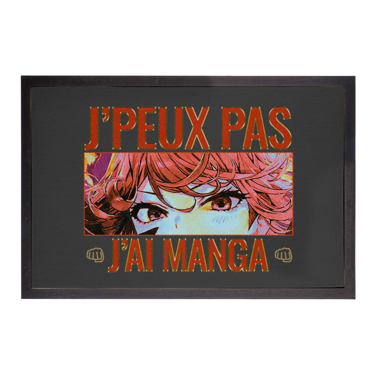 Paillasson Manga Tatsumaki Finis les Tapis Ennuyeux Taille 75x50cm