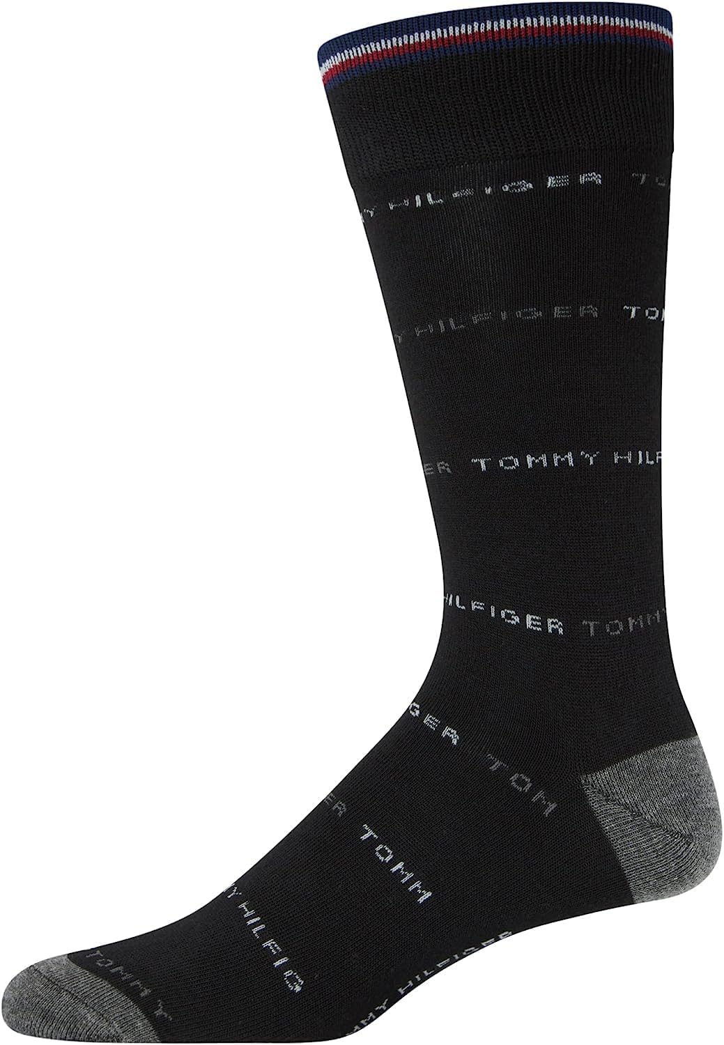 Tommy Hilfiger Men's Reinforced Heel Cotton Dress Socks (4-Pack) - Image 5