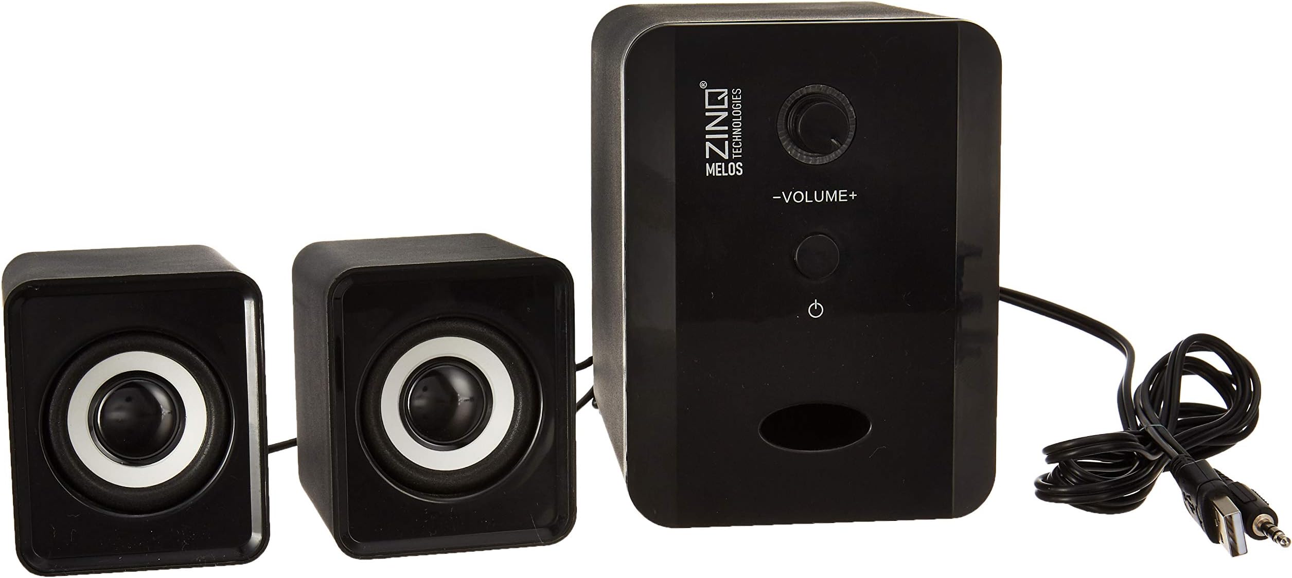 Zinq Technologies MELOS 2.1 Channel Wired Portable Multimedia Speaker (Black)
