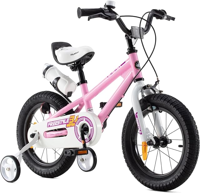 RoyalBaby freestyle kids bike in size 12" 14" 16" 18" with stabilisers.