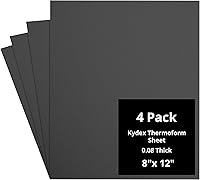 Vista 127 de Kydex Sheets - Solid Color DIY Kit for Crafting Holsters, Sheaths, and Mag Pouches - (8x8, 8x12, 12x12), Premium Thermoform Sheets - Thick, Durable