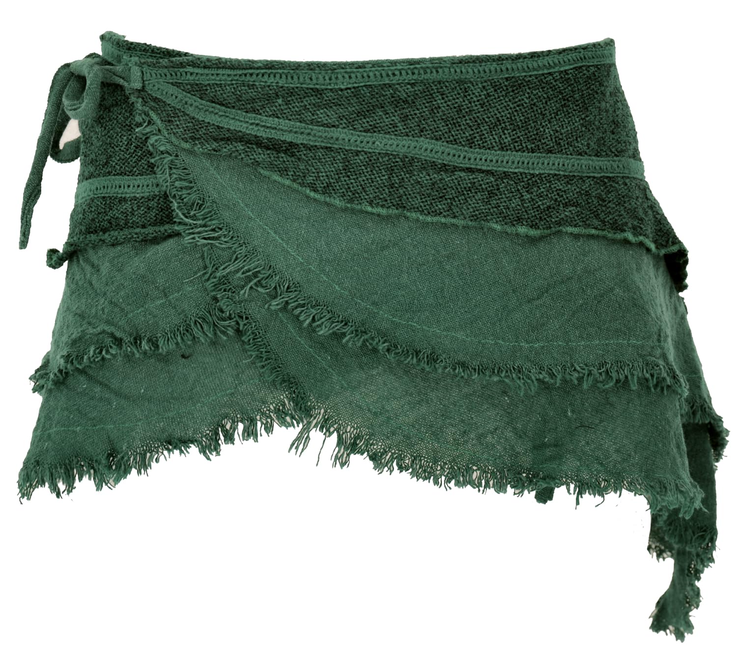 Guru-Shop, Goa Cacheur, Minigonna, Gonna a Portafoglio, Cotone, Gonne Corte