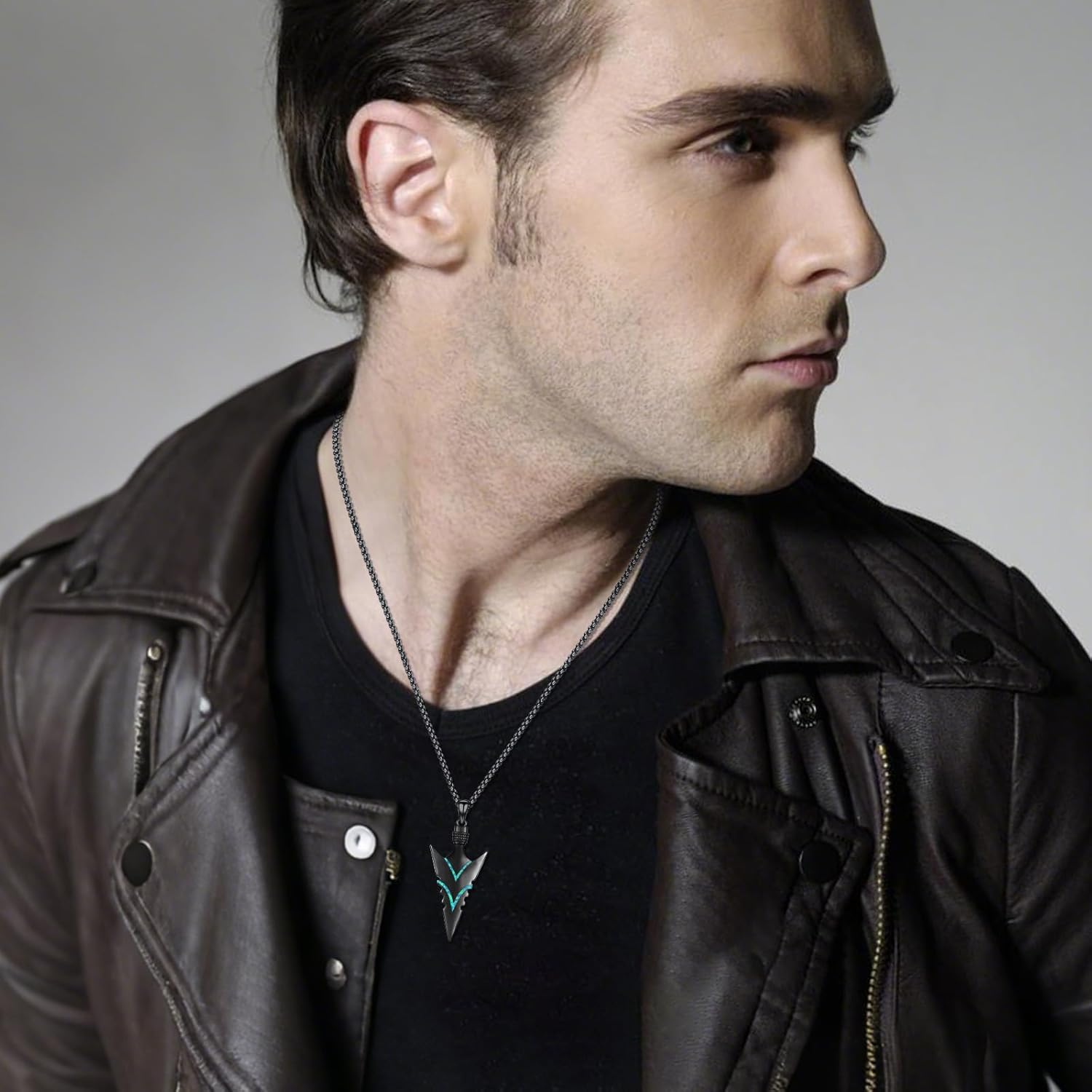 Viking Thor Hammer Necklace 925 Sterling Silver Norse Thor Hammer Pendant Nordic Mjolnir Rune Amulet Necklace Jewelry for Men with Jewelry Box - Image 2