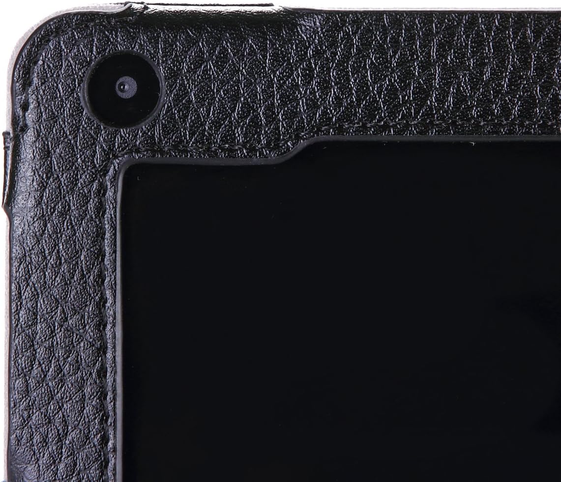i-BLASON for Hisense Sero 7 Pro Android Tablet Leather Case Cover (Elastic Hand Strap, Multi-Angle, Card Holder) with Bonus Stylus 3 Year Warranty (Black)
