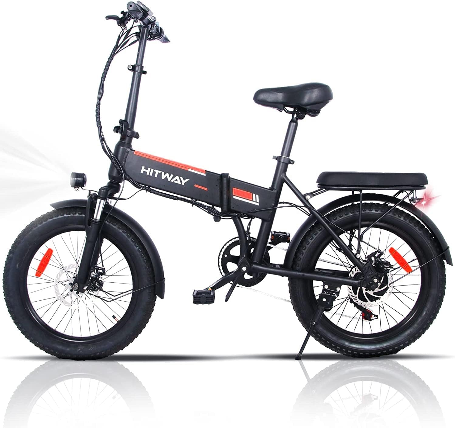 HITWAY Electric Bike for Adults 20" x4.0 Fat Tire Electric Bicycle with