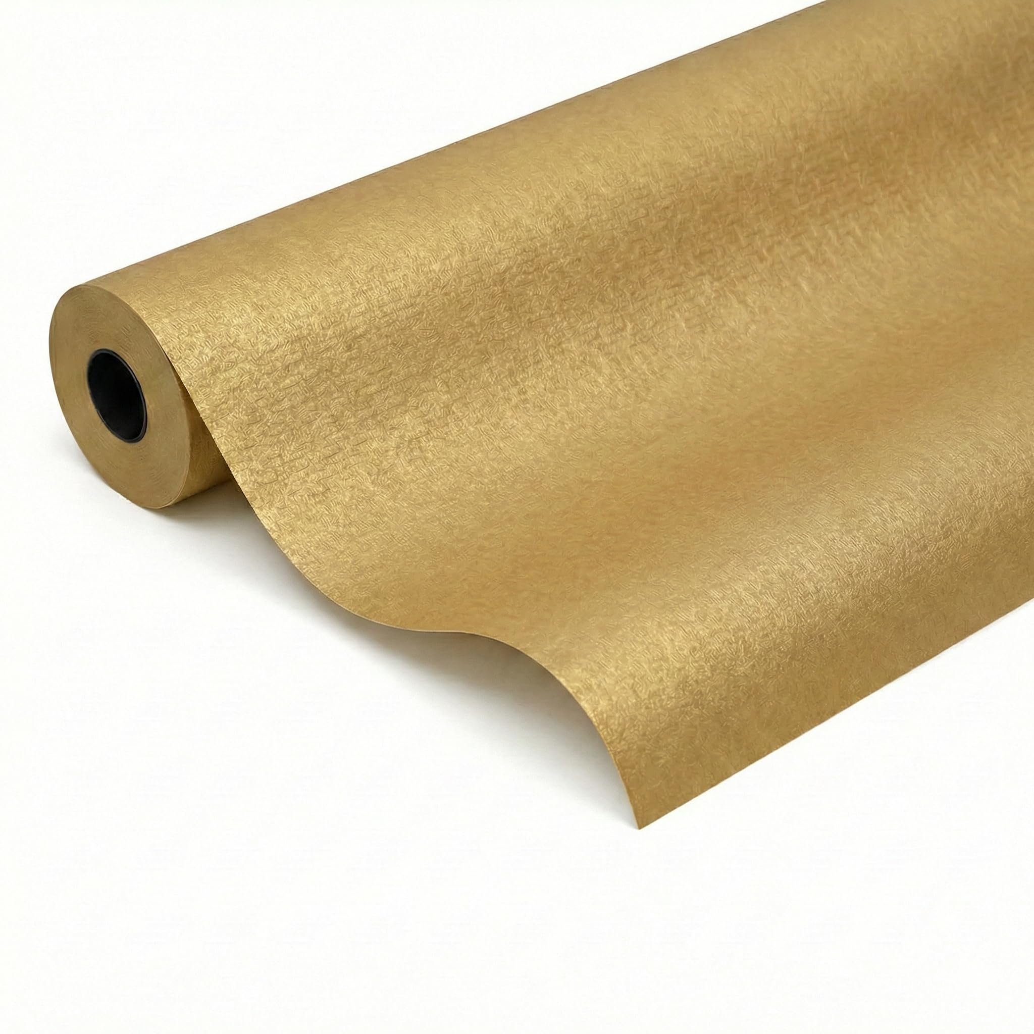 Venuscello® Embossed Paper Banquet Roll 8m x 1.2m Disposable Eco-Friendly Water & Tear-Resistant Tablecloth For Table Cover Wedding Birthday Parties Catering Restaurant (Gold)