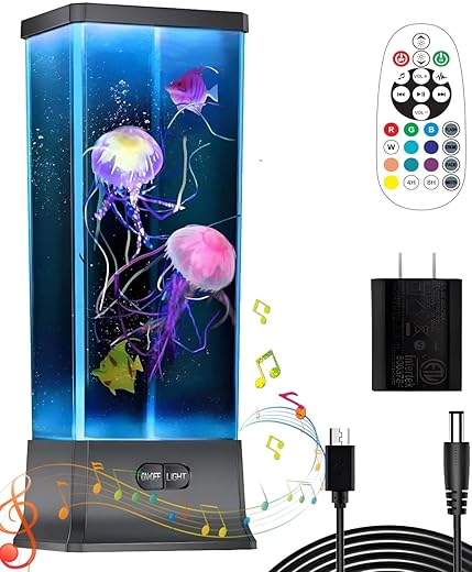 12” LED Jellyfish Lava Mood Lamp