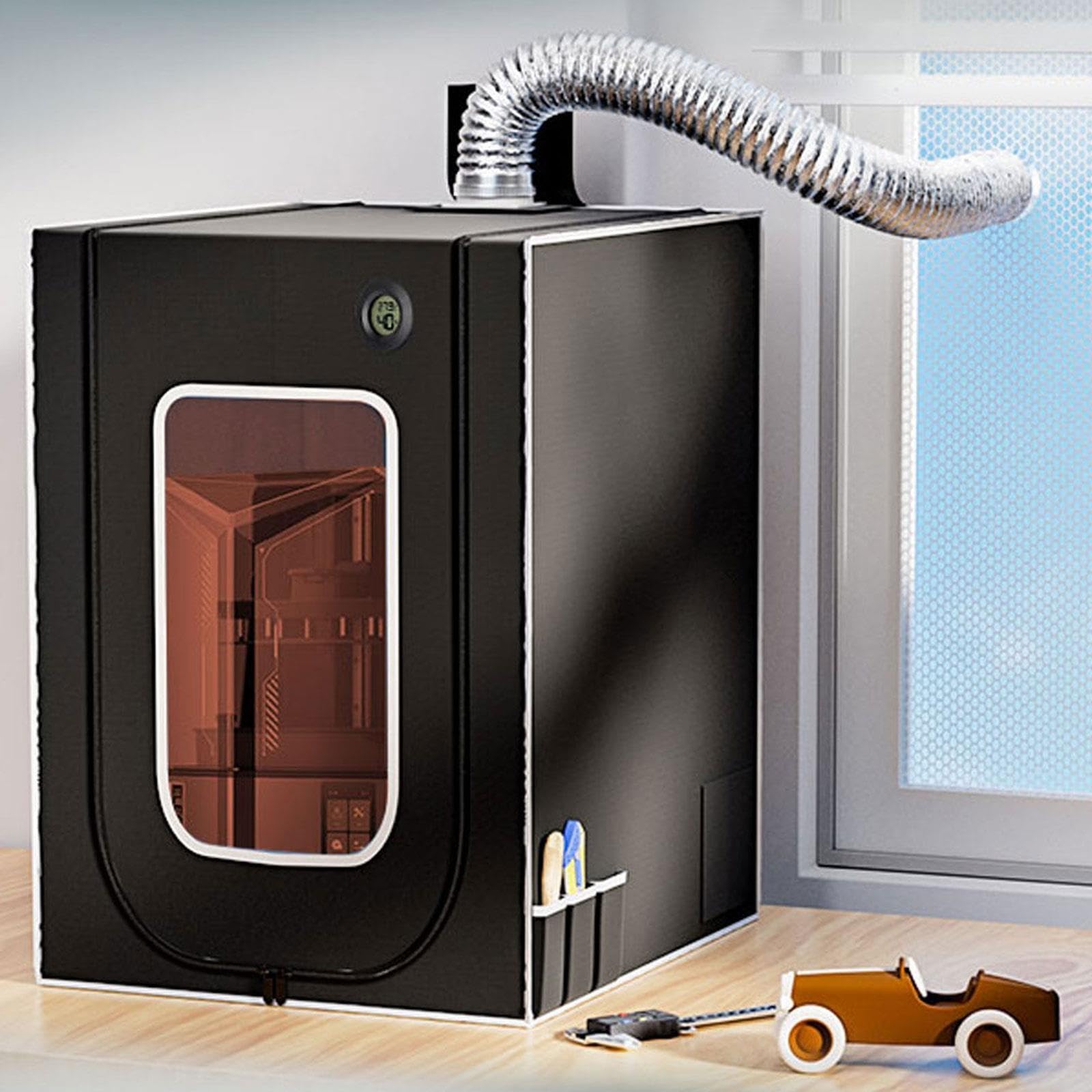Custodia for stampante 3D resina grandi dimensioni ventilazione luce LED