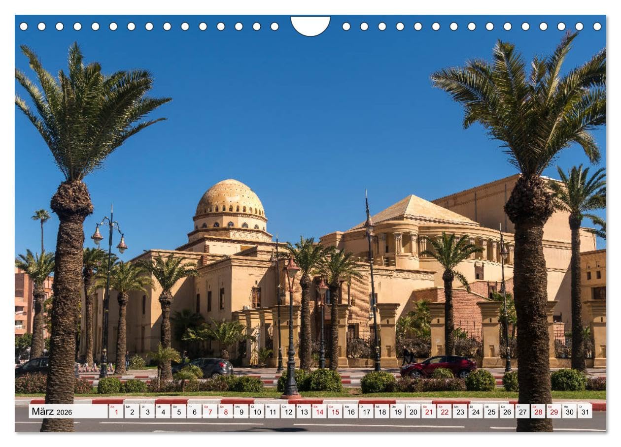 Marokko - Marrakesch (Wandkalender 2026 DIN A4 quer), CALVENDO Monatskalender: Eine der faszinierendsten Städte der Welt in einem Kalender vom Reisefotografen Peter Schickert. (CALVENDO Orte)