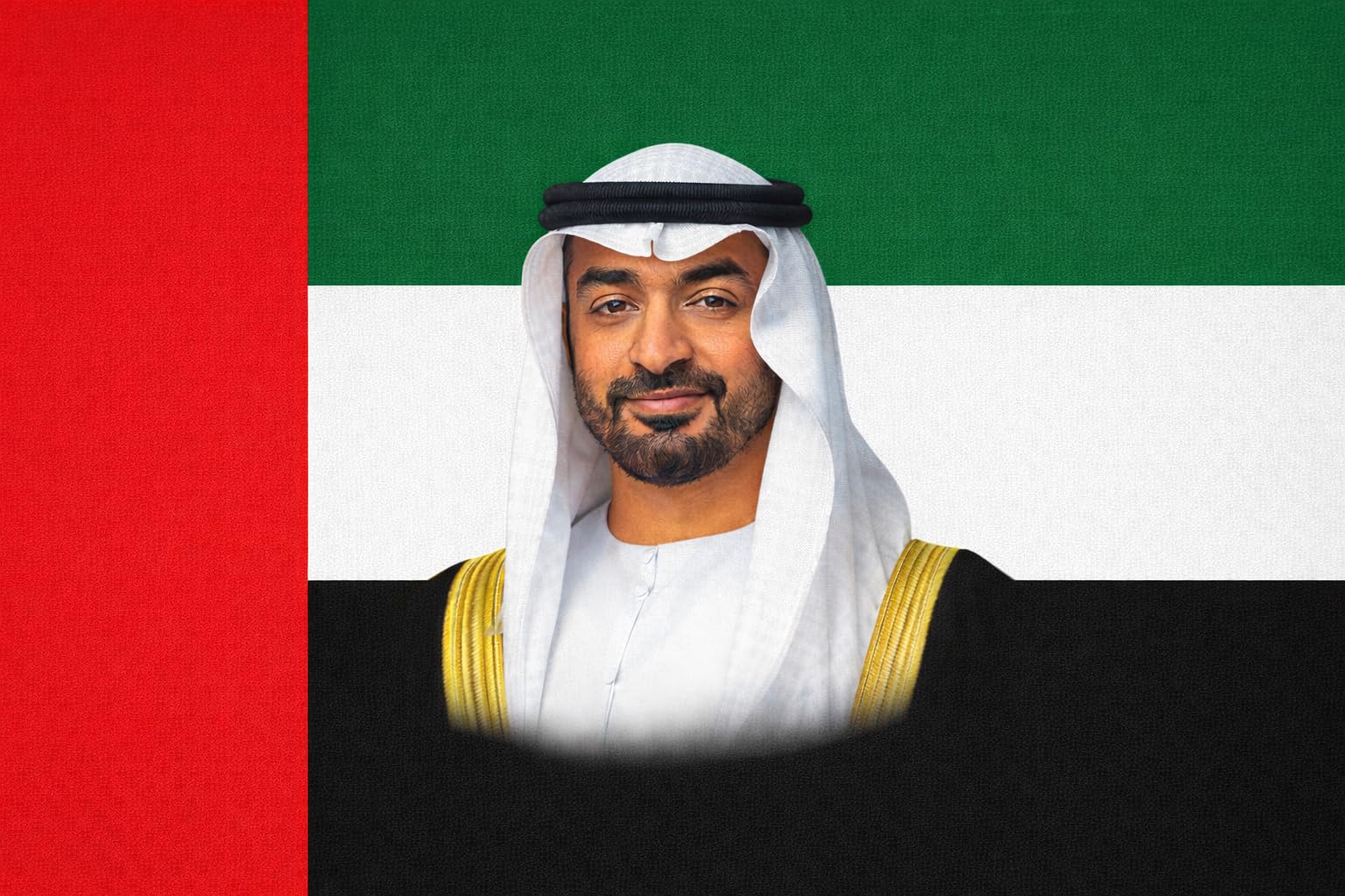Drapeau UAE de qualité supérieure pour pavillon de navire et mât officiel 150 x 90 cm