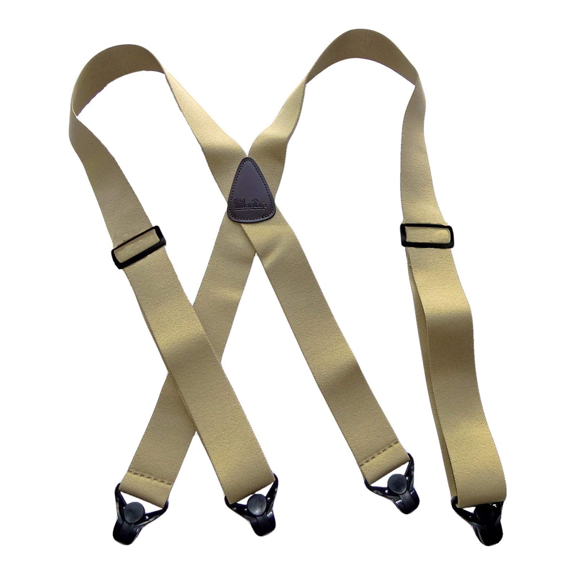 Hold-Up Airport Friendly No-Buzz Suspenders with Composite Gripper Clasps