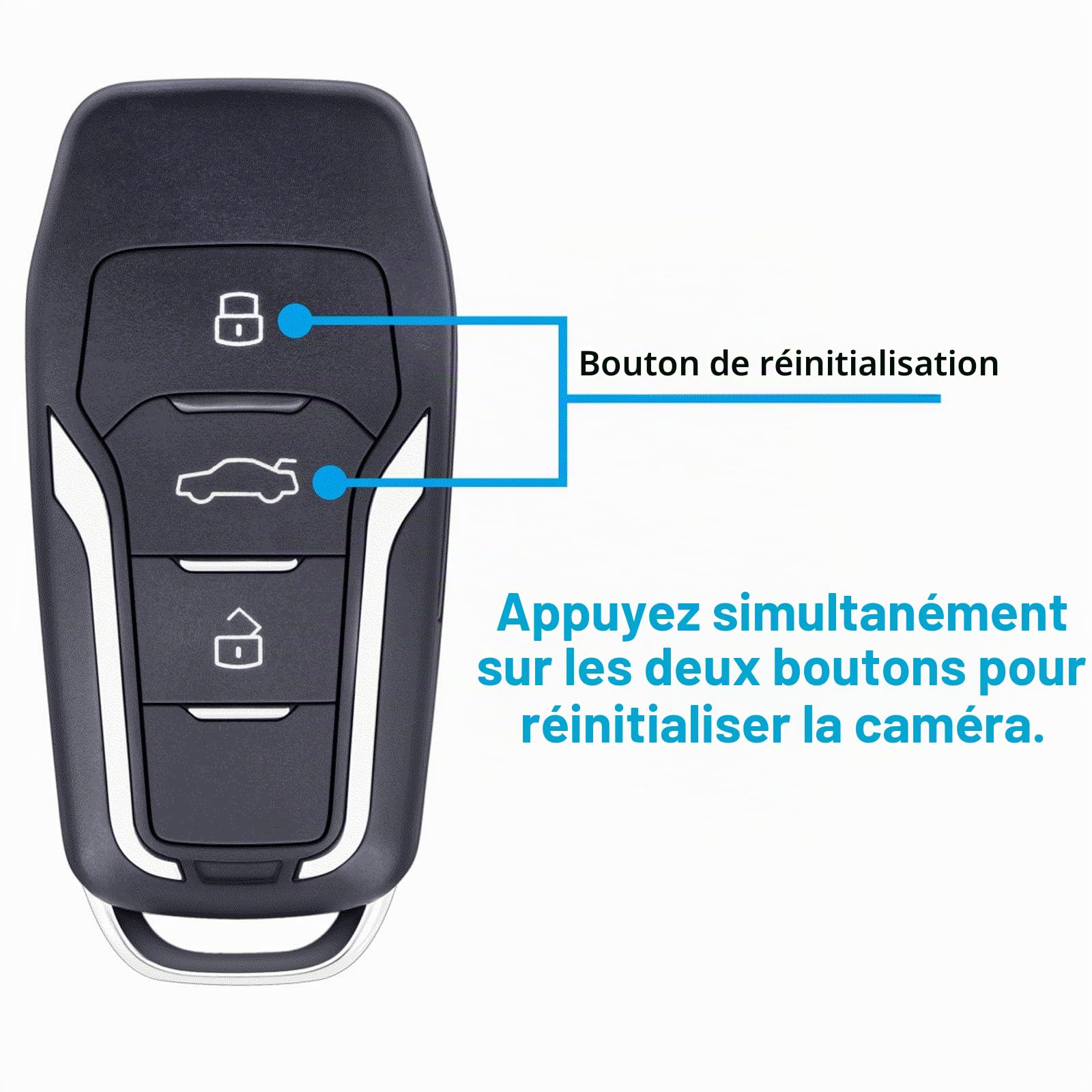 HGYGHO 64GB Mini Caméra Clé de Voiture, Petite Caméra Vidéo HD 1080P Portable Mini Caméras de Surveillance, Miniature Caméra de Sécurité avec Détection de Mouvement pour la Maison et Le Bureau