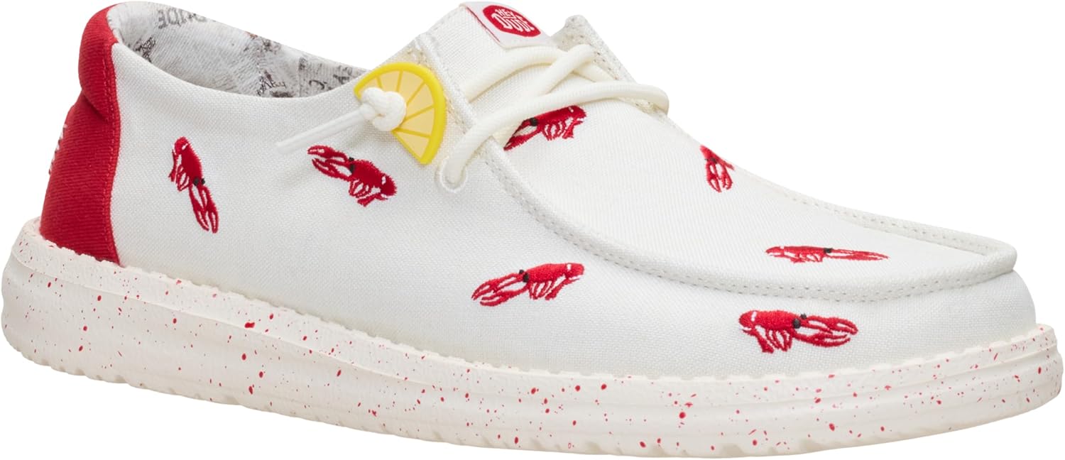 HEYDUDE Womens Wendy Embroidered Crawfish