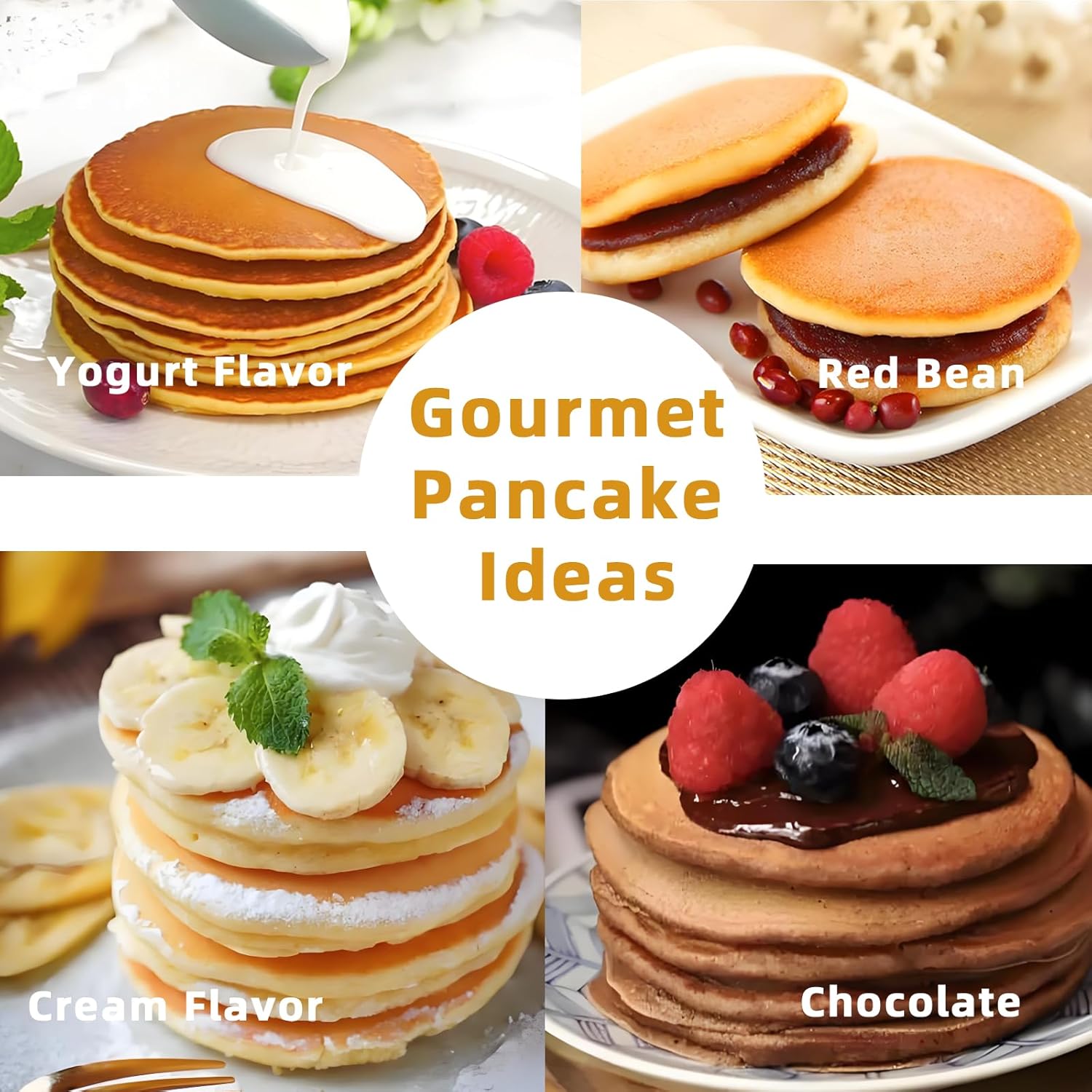 Gourmet Pancake Ideas from the Hehinton Non-Stick Pancake Machine