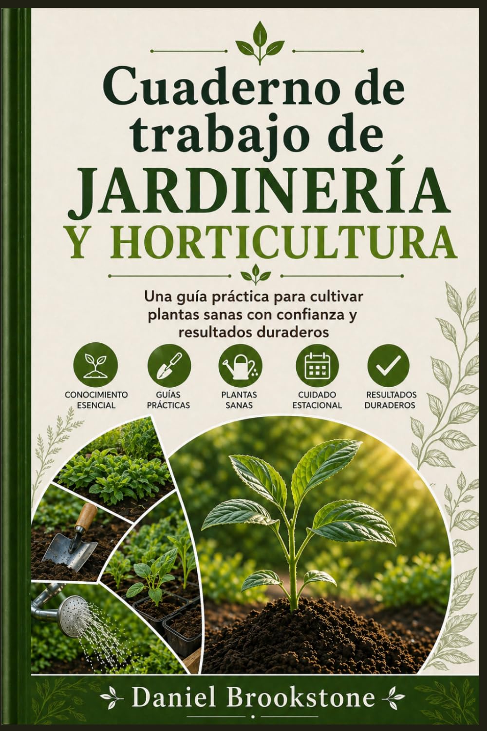 Cuaderno de trabajo de jardinería y horticultura: Una guía práctica para cultivar plantas sanas con confianza y resultados duraderos