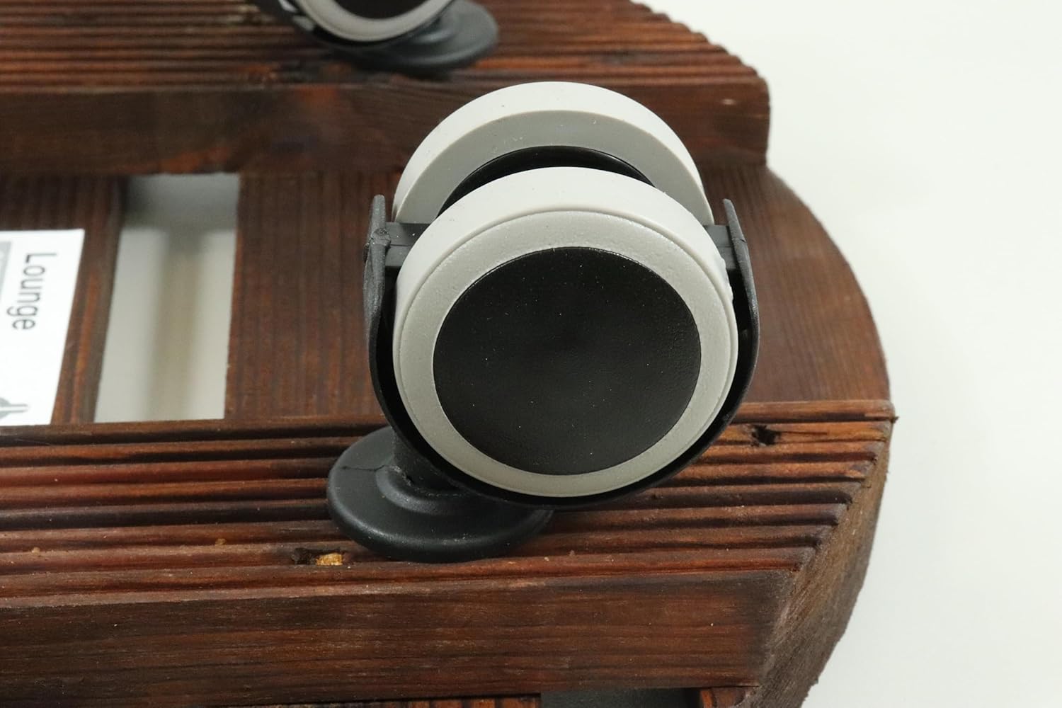 Plant Trolley Lounge Round 30 cm Diameter 75 kg Load Capacity for Sensitive Soil Types Dark Brown