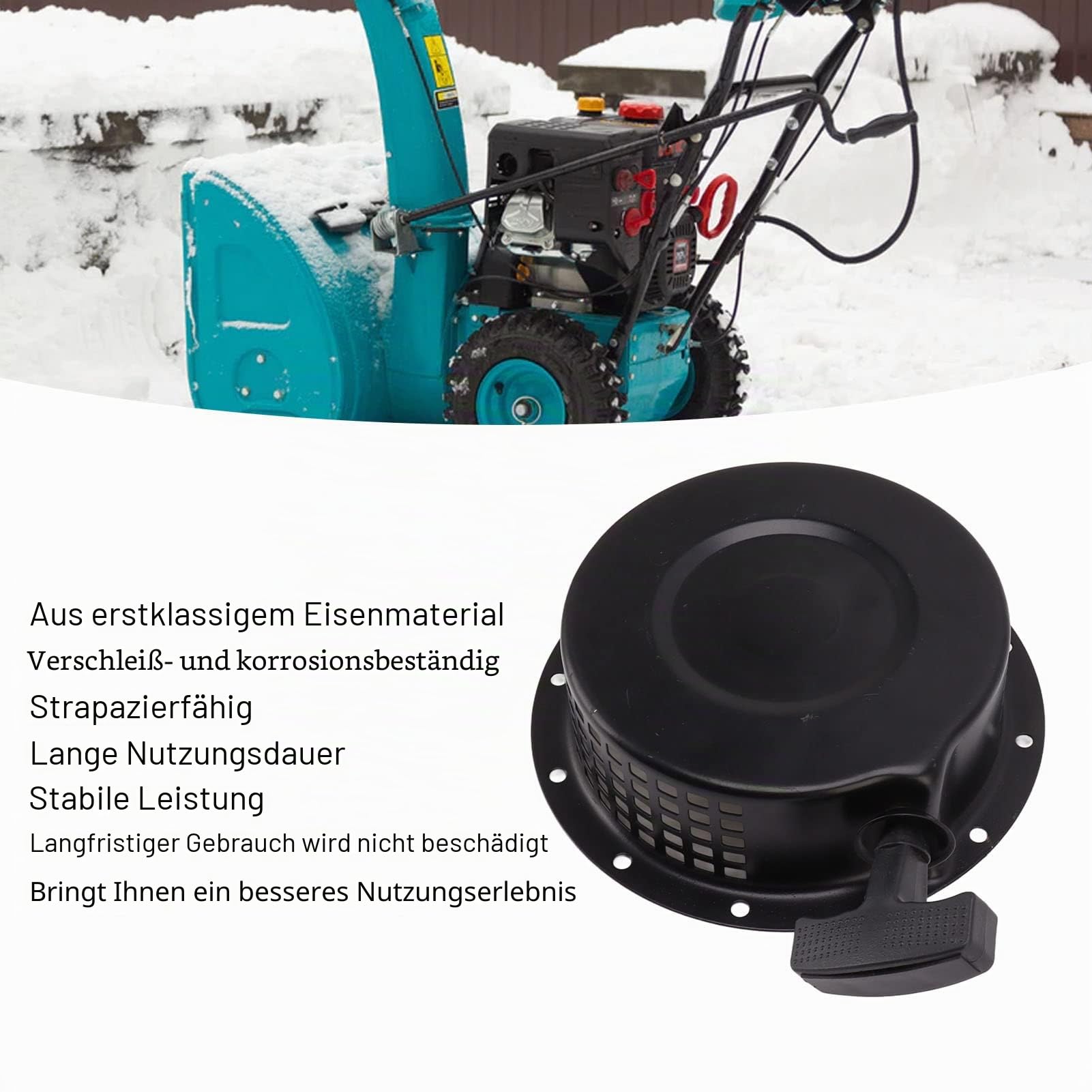Seilzugstarter, Professionelle 178F-Ersatz-Seilzugstarter-Baugruppe, Rückstoßstarter Zugstarter, Starterseil Ersatzteile Für Benzin-Generator