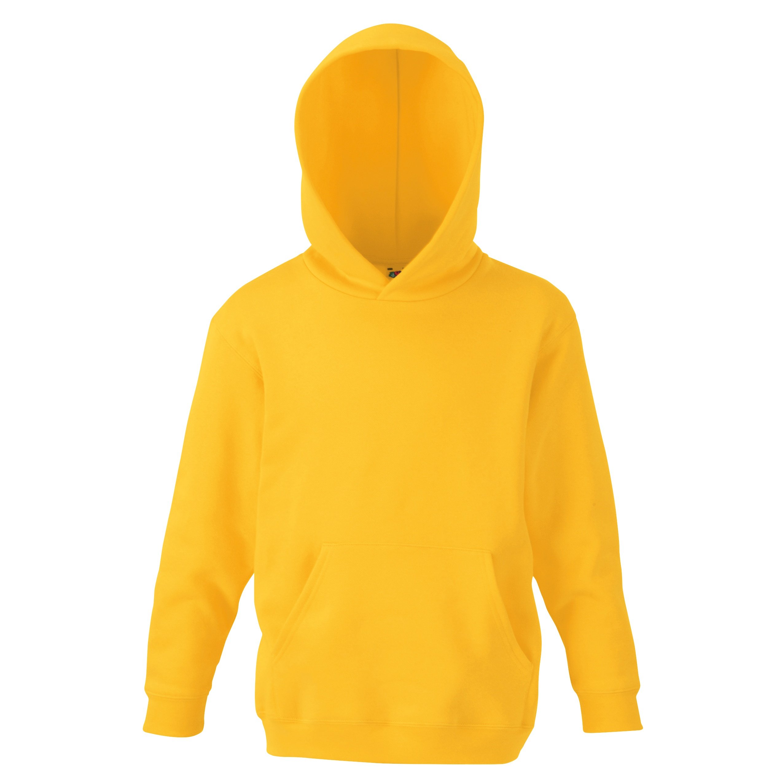 Fruit of the Loom Unisex Kids Pull-over Classic Hooded Sweat, Sunflower, 14-15 Years (Manufacturer Size:36)