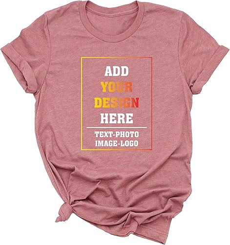Miniatura 4 de Custom Shirts Design Your Own, Personalized Add Your Own DesignLogo Tee, Custom Photo Tshirt, Camisas Personalizadas, Create Your Own Shirt,